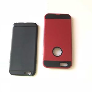 Bundle 2 IPhone 8 Cases. Red and black.